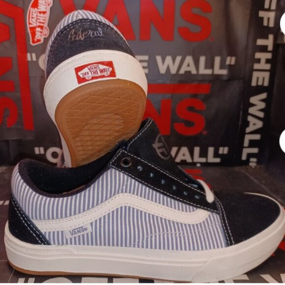 Vans Men's 4/Women 5.5 BMX Old Skool Federal Pinstripe w/ extra laces VN0A5HEZ39 - Picture 10 of 12